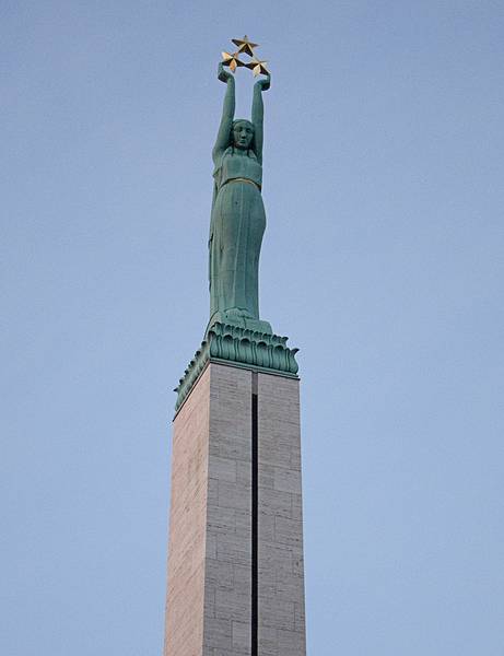 Brivibas piemineklis (Freedom Monument).<br />June 2, 2011 - Riga, Latvia.