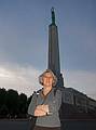 Joyce.<br />Brivibas piemineklis (Freedom Monument).<br />June 2, 2011 - Riga, Latvia.