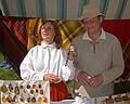 Arts and crafts fair at the Latvian Ethnographic Open Air Museum.<br />June 4, 2011 - Riga, Latvia.