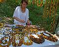 Enough amber to sink a ship.<br />Arts and crafts fair at the Latvian Ethnographic Open Air Museum.<br />June 4, 2011 - Riga, Latvia.