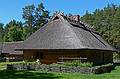 Building with thatched roof.<br />Latvian Ethnographic Open Air Museum.<br />June 4, 2011 - Riga, Latvia.