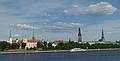 Views from the Vanu Bridge over the Daugava River.<br />June 5, 2011 - Riga, Latvia.