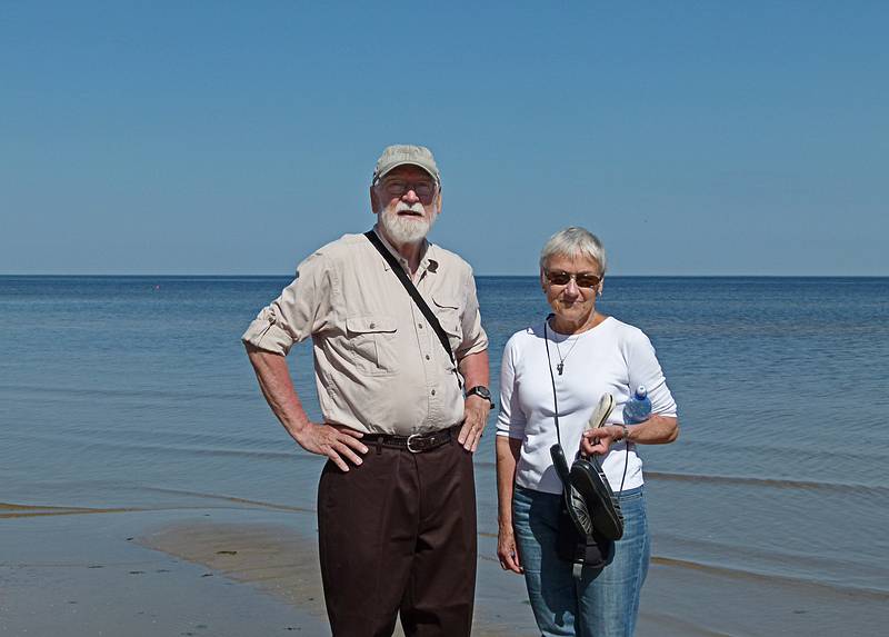 Egils and Baiba.<br />June 6, 2011 - Majori, Jurmala, Latvia.