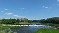 Europe's widest waterfall, the 'Ventas Rumba', but only about 6 feet tall.<br />June 6, 2011 - Kuldiga, Latvia.