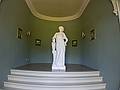 Sculpture in its niche in the palace.<br />June 7, 2011 - Meotne, Latvia.