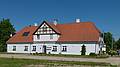Servants quarters of Rundale Palace, now a quaint cottage with a restaurant.<br />June 7, 2011 - Pilsrundale, Latvia.