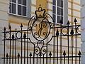 Initials for Ernst Johann von Biron, the duke of Courland?<br />The palace was constructed for him in the 1730s.<br />June 7, 2011 - Pilsrundale, Latvia.