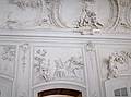 Detail of wall and ceiling of the ball room.<br />June 7, 2011 - Rundale Palace, Pilsrundale, Latvia.