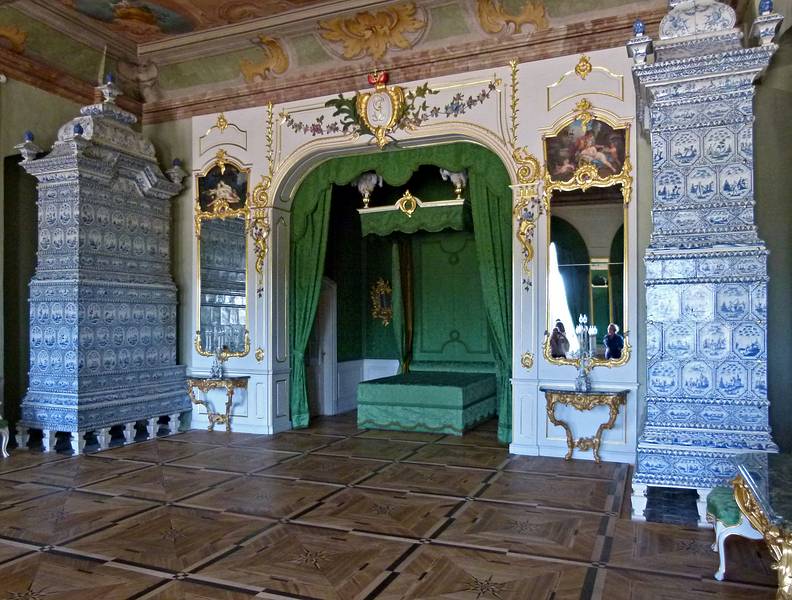 The man's bedroom.<br />June 7, 2011 - Rundale Palace, Pilsrundale, Latvia.