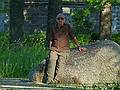Ronnie in park behind the White Castle.<br />June 8, 2011 - Gulbene, Latvia.