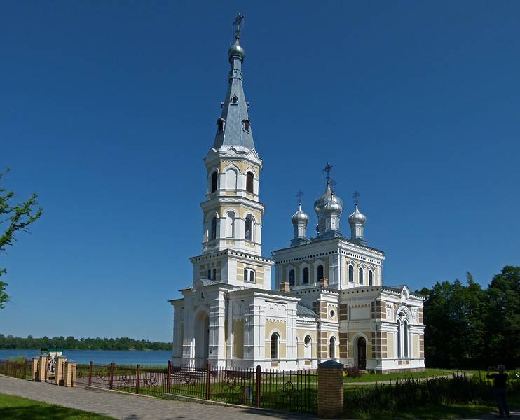 St. Alexander Nevsky orthodox church on the property of Stameriena Manor.<br />June 9, 2011 - Stameriena, Vidzeme, Latvia.