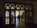 Out group on tour of the castle.<br />Zvartavas Castle owned by the Latvian Union of Artists.<br />June 9, 2011 - Zvartava, Vidzeme, Latvia.