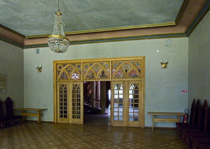 Zvartavas Castle owned by the Latvian Union of Artists.<br />June 9, 2011 - Zvartava, Vidzeme, Latvia.