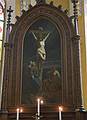 Paintng behind the altar.<br />St. John's Lutheran Church.<br />June 10, 2011 - Cesis, Latvia.