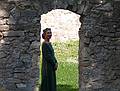 At the Cesis castle ruins.<br />June 10, 2011 - Cesis, Latvia.