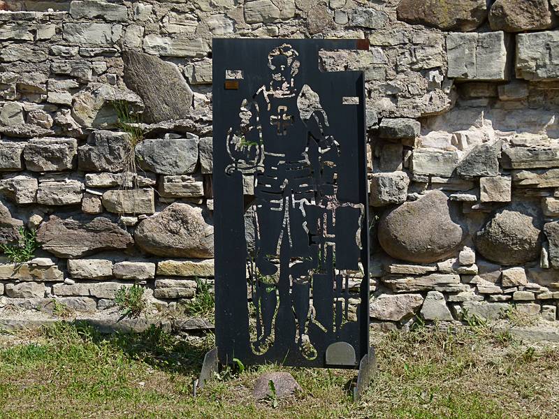 At the Cesis castle ruins.<br />June 10, 2011 - Cesis, Latvia.