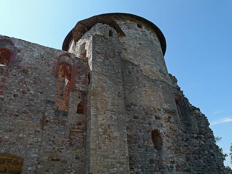 At the Cesis castle ruins.<br />June 10, 2011 - Cesis, Latvia.