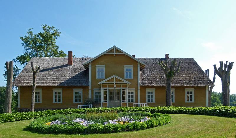 Building on the castle reservation.<br />June 11, 2011 - Turaida, across the Gauja River from Sigulda, Latvia.