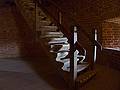 Stairs to the next level of the tower.<br />June 11, 2011 - Turaida, across the Gauja River from Sigulda, Latvia.