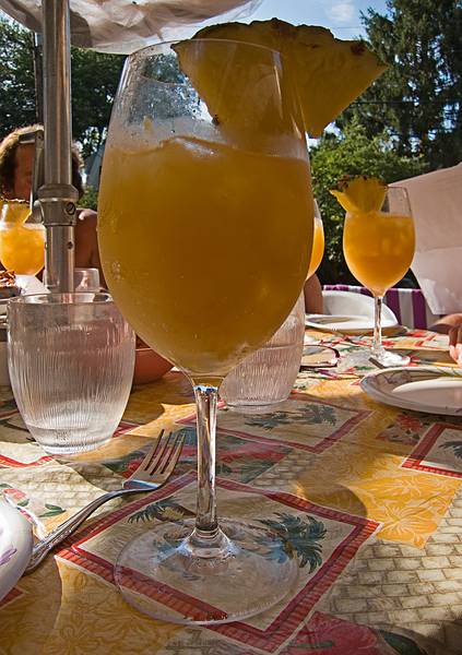 Paul makes some mean and delicious drinks.<br />July 16, 2011 - At Marie's in Lawrence, Massachusetts.