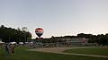 Tethered hot air balloon rides.<br />Old Home Days bonfire evening.<br />August 12, 2011 - Athletic field in front of the Donahue School, Merrimac, Massachusetts.