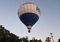 Tethered hot air balloon rides.<br />Old Home Days bonfire evening.<br />August 12, 2011 - Athletic field in front of the Donahue School, Merrimac, Massachusetts.