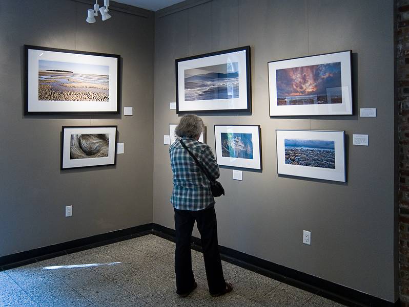Joyce.<br />Exhibit of John Geesink's photographs at the Firehouse Center for the Arts.<br />Sept. 1, 2011 - Newburyport, Massachusetts.