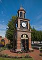 The new Institution for Savings clock tower on State Street.<br />Sept. 1, 2011 - Newburyport, Massachusetts.