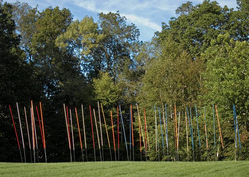 'Play', Outdoor Sculpture at Maudslay.<br />Sept. 10, 2011 - Maudslay State Park, Newburyport, Massachusetts.