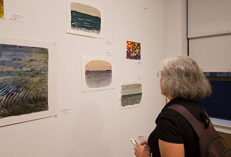 Joyce.<br />Watercolor exhibit at Conley Harris' studio.<br />Sept. 22, 2011 - Boston, Massachusetts.