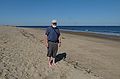 Egils, rarely seen barefoot.<br />Oct. 8, 2011 - Parker River National Wildlife Refuge, Plum Island, Massachusetts.