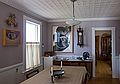 Dining room, after tin ceiling was repaired and repainted.<br />Oct. 25, 2011 - Merrimac, Massachusetts.