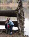 Matthew and Miranda.<br />Nov. 26, 2011 - Mill Pond Recreation Area, West Newbury, Massachusetts.