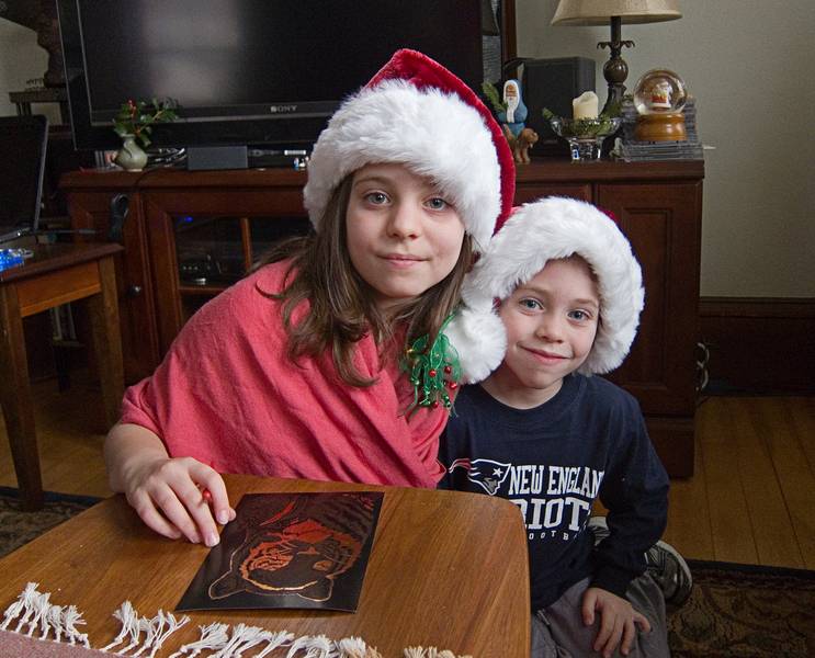 Miranda and Matthew.<br />Dec. 25, 2011 - Merrimac, Massachusetts.