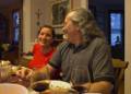 Melody and Carl at the dinner table.<br />Dec. 25, 2011 - Merrimac, Massachusetts.