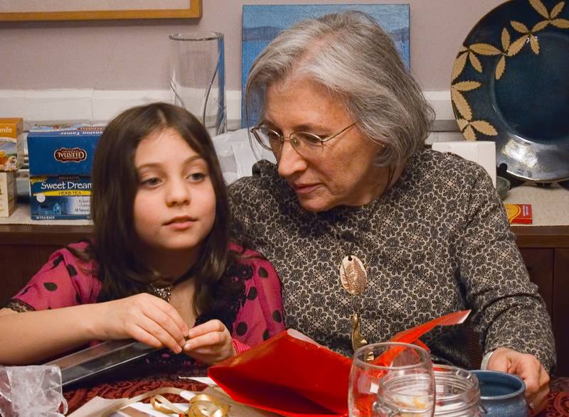 Miranda opening one of her presents and Memere Joyce.<br />Miranda's birthday and celebrating Melody's birthday also.<br />Dec. 26, 2011 - Merrimac, Massachusetts.