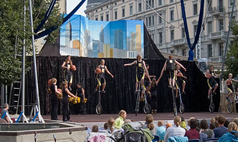 The Robinson Childrens Circus performance.<br />July 21, 2011 - Zurich, Switzerland.