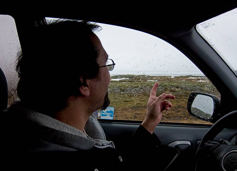Eric, our chauffeur and guide.<br />Jan. 14, 2012 - Vogar, Iceland.