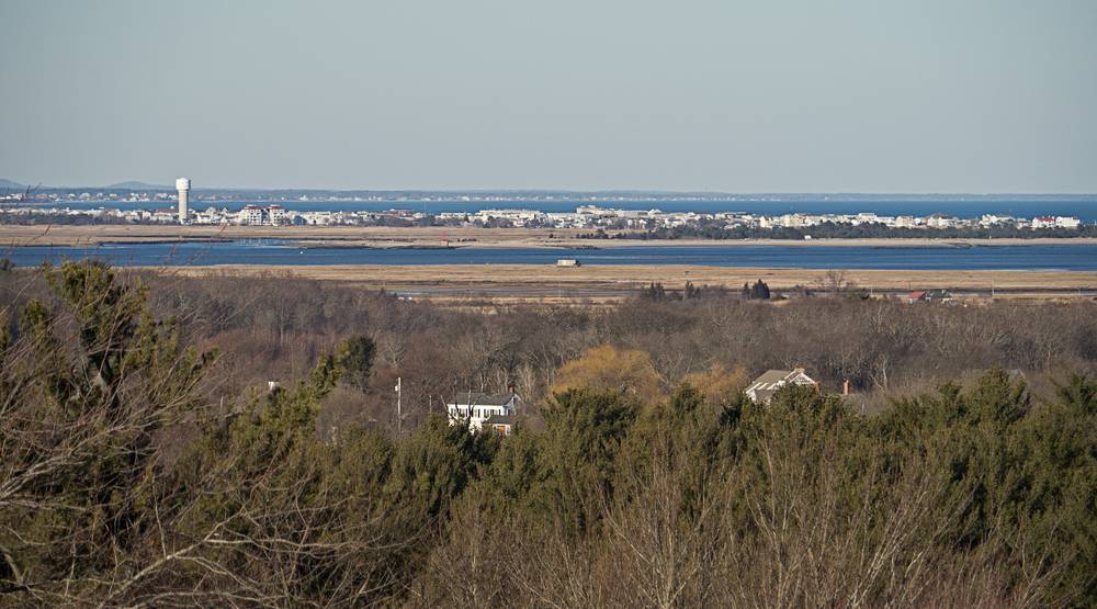 View north across the Merrimack River into Salisbury.<br />Feb. 6, 2012 - Old Town Hill (Trustees of Reservation), Newbury, Massachusetts.