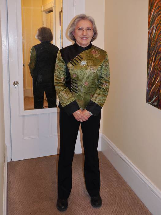 Joyce sporting her China outfit.<br />Feb. 16, 2012 - Merrimac, Massachusetts.