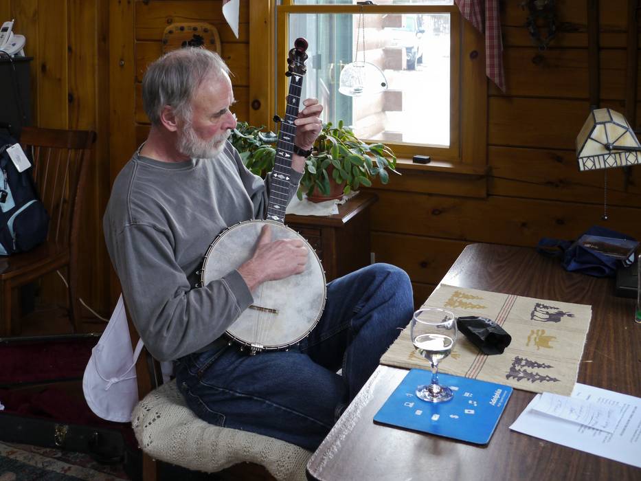 Fred.<br />Feb. 18, 2012 - At Bill and Carol's in Campton, New Hampshire.