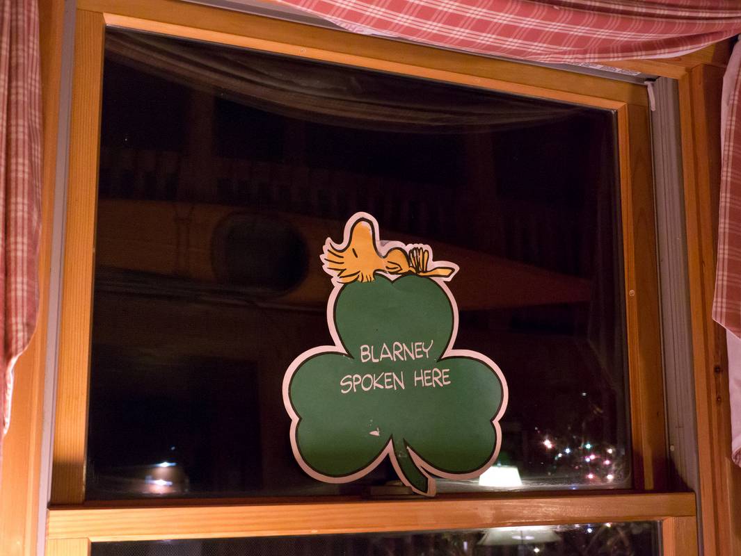 An early St. Patrick's Day celebration.<br />March 10, 2012 - At Bill and Carol's in Campton, New Hampshire.
