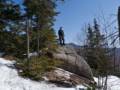 Egils atop the Scaur.<br />Hike from the Depot to the Scaur via Livermore, Kettles, and Scaur trails.<br />March 11, 2012 - Waterville Valley, New Hampshire.