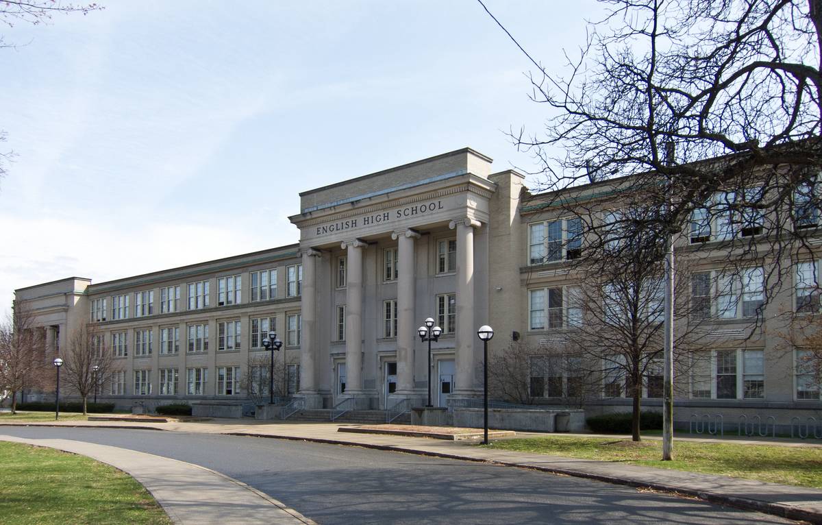 Lynn English High School.<br />I graduated from here in 1959.<br />March 28, 2012 - Lynn, Massachusetts.