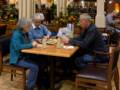Joyce, Baiba, and Ronnie having lunch on some of the purchases.<br />March 16, 2012 - Wegmans Supermarket, Hunt Valley, Maryland.