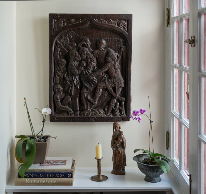A corner of the living room.<br />March 16, 2012 - At Ronnie and Baiba's in Baltimore, Maryland.