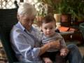 Baiba with grandson Edgar.<br />March 17, 2012 - At  Ronnie and Baiba's in Baltomore, Maryland.