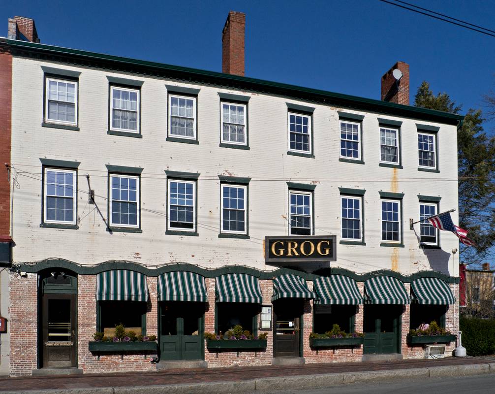 The Grog, landmark restaurant on Middle Street.<br />March 8, 2012 - Newburyport, Massachusetts.