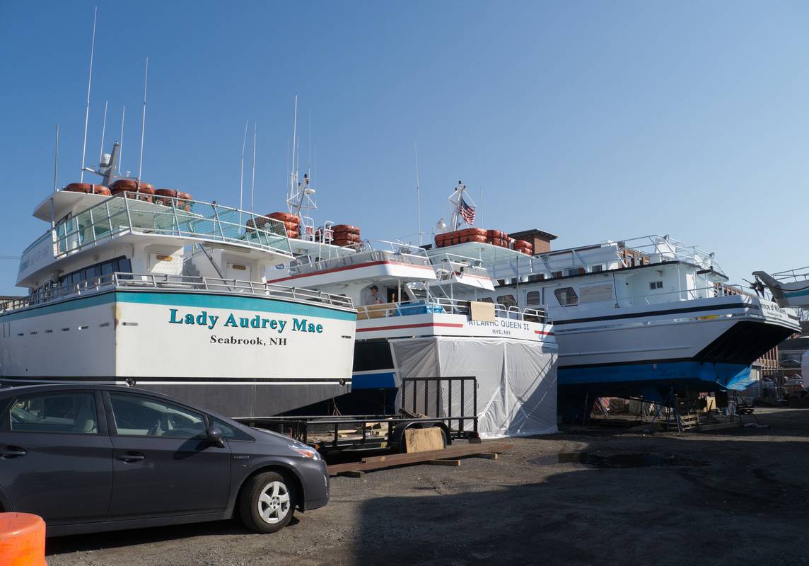 Hilton's Boat Yard.<br />March 20, 2012 - Newburyport, Massachusetts.