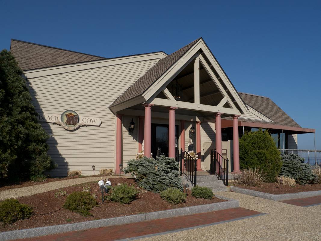 Black Cow Restaurant on the waterfront.<br />March 20, 2012 - Newburyport, Massachusetts.